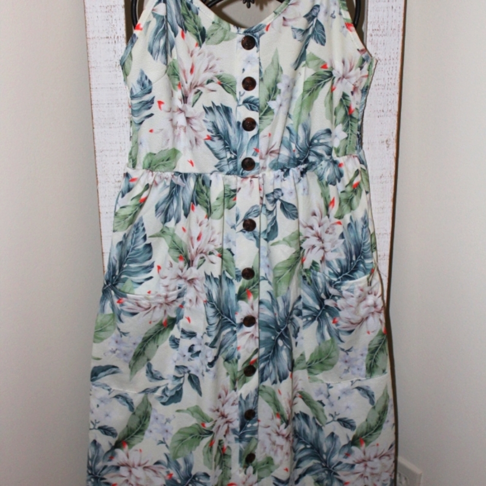 Womens Boho Floral Dress